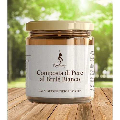 Ortazzo - White Wine Poached Pear Compote - Buy on GardaVino